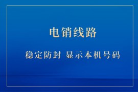 广州电销线路软件代理
